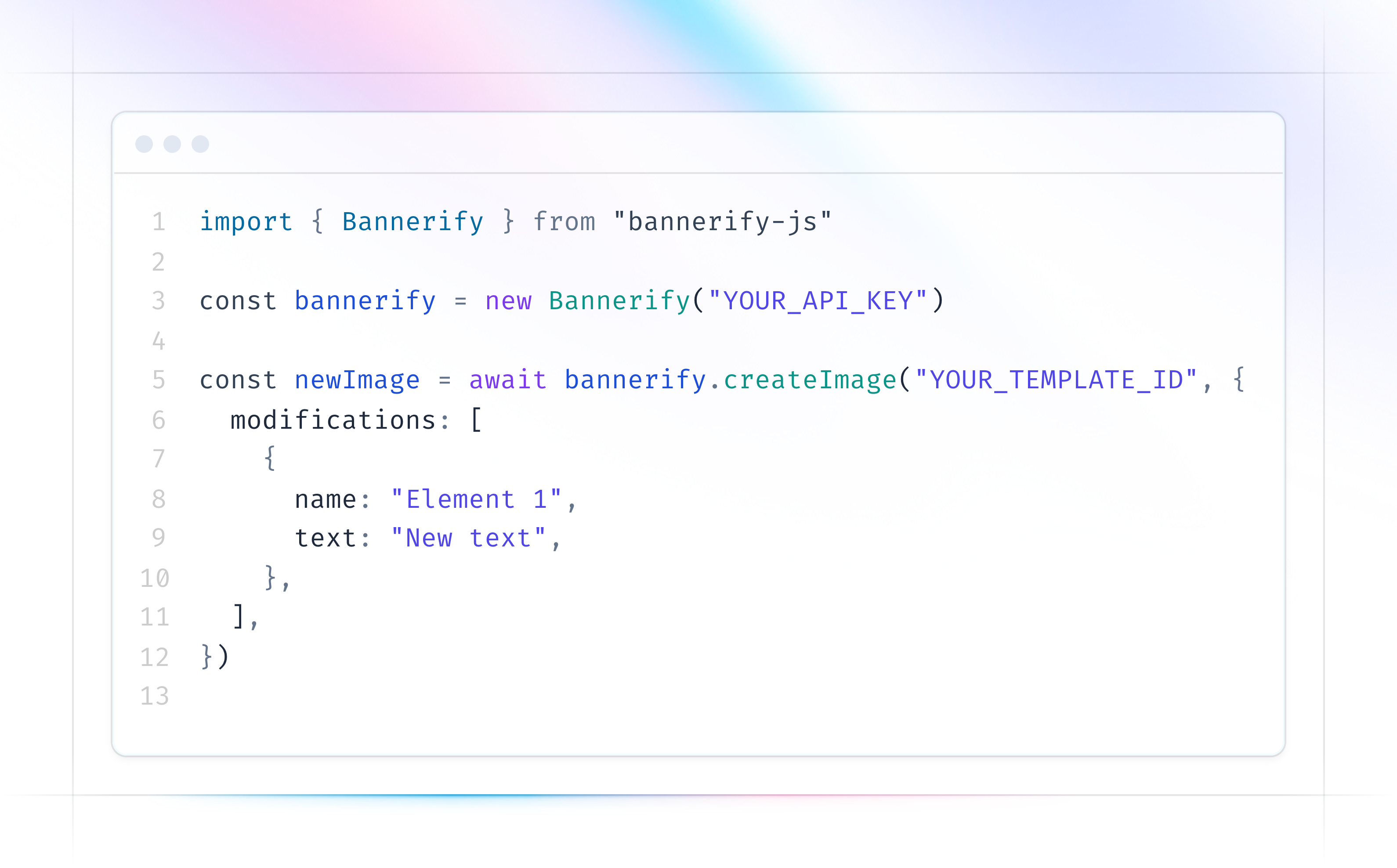 Bannerify api